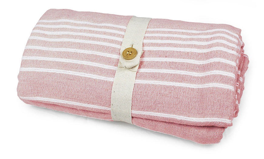 Image 36: Bankhoes en sprei van gerecycled katoen