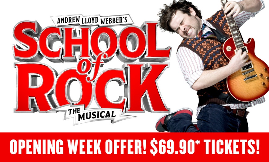 Image 1: Ticket to School of Rock the Musical