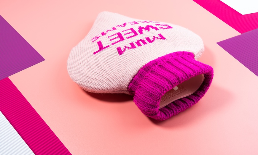 Image 5: One or Two Heart-Shaped Hot Water Bottle 