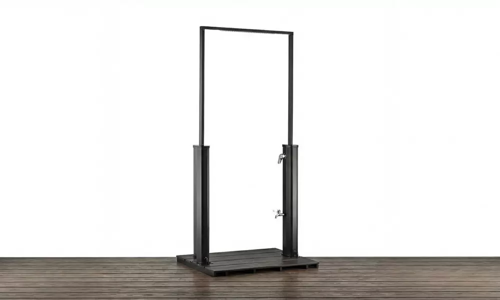 Home Deluxe Solardusche mit Bodenplatte PAROS