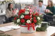 Same Day Christmas Flower Bouquets from Blooms Today with Vase & Standard Delivery Included - Up to 16% Off - Second Medium