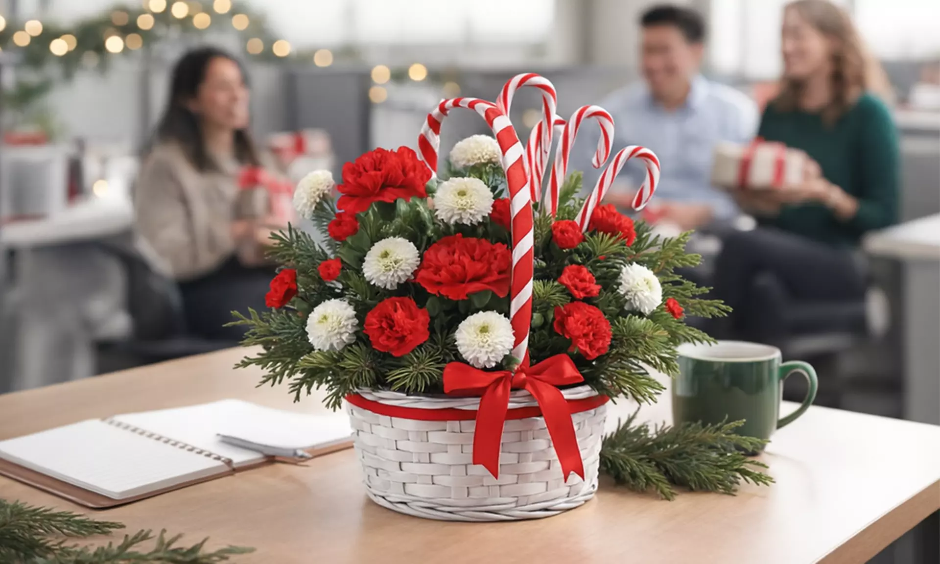 Same Day Christmas Flower Bouquets from Blooms Today with Vase & Standard Delivery Included - Up to 16% Off