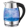 Image 3: TODO 1.7L Electric Cordless Kettle Stainless Steel/ Led Water Jug