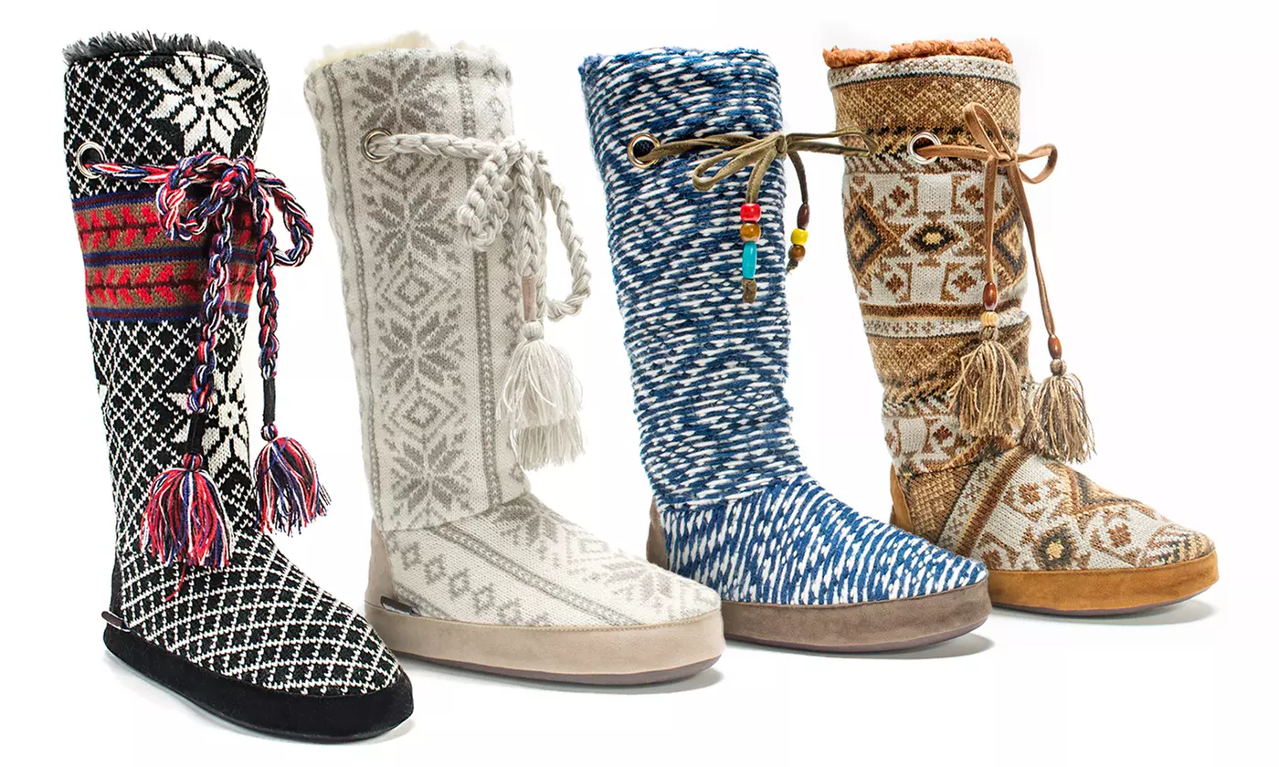 MUK LUKS Grace Women's Knee High Slippers - Primary Image