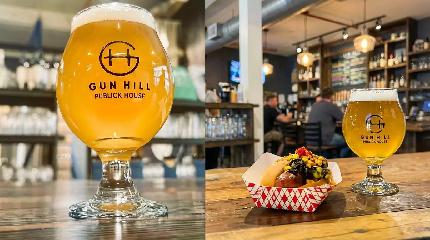 Innovative Brews & Delicious Food with Beer Flights, Pints, Wings, Pizza, or Take-Home Beer (Up to 32% Off) - Primary Image