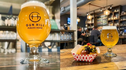 Full Pour Pint + 5 Wings - Gun Hill Publick House