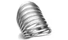 Women's Stainless Steel 316 High Polished 33mm Wide Fashion Ring