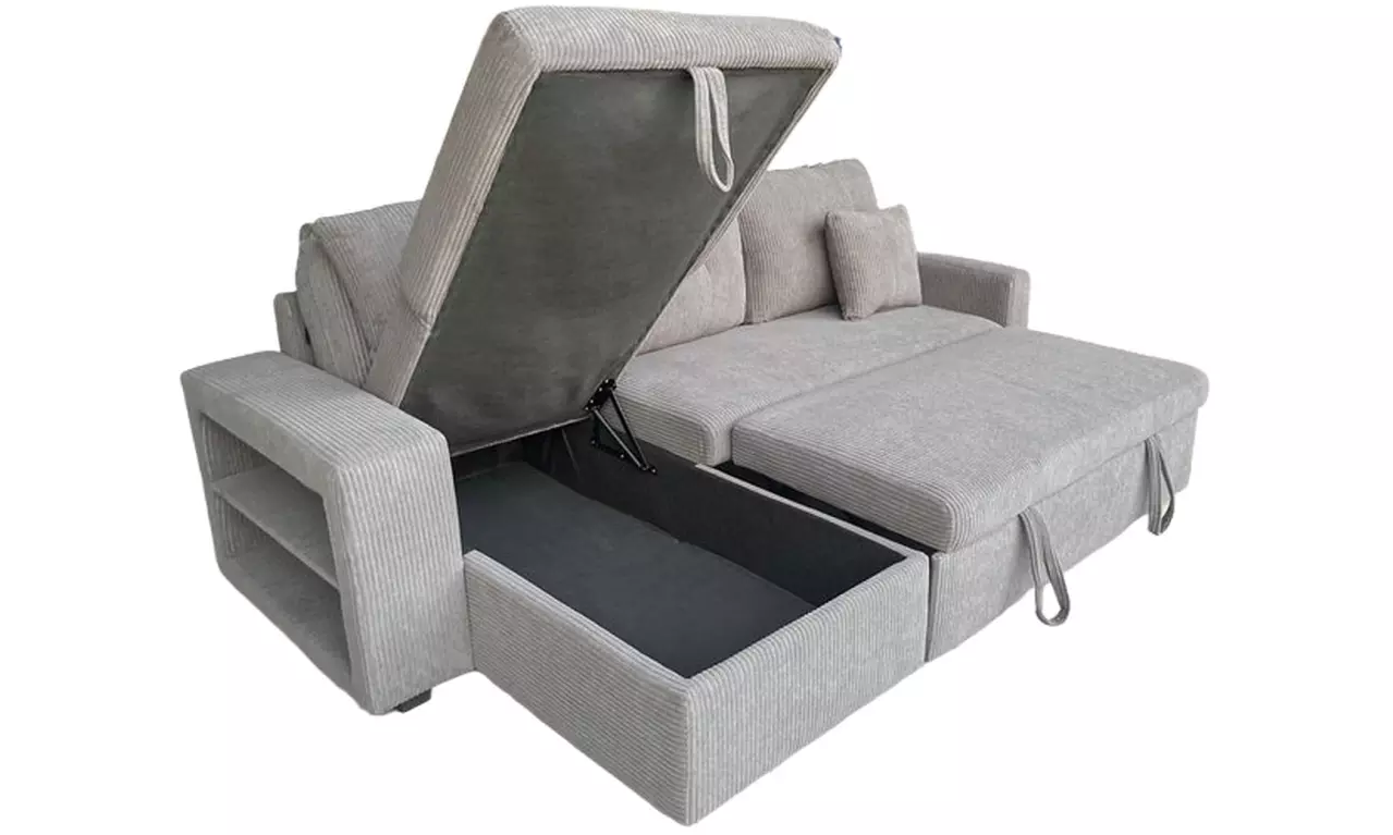 Canapé d'angle convertible Kocoon "San Diego" 4 places avec coffre