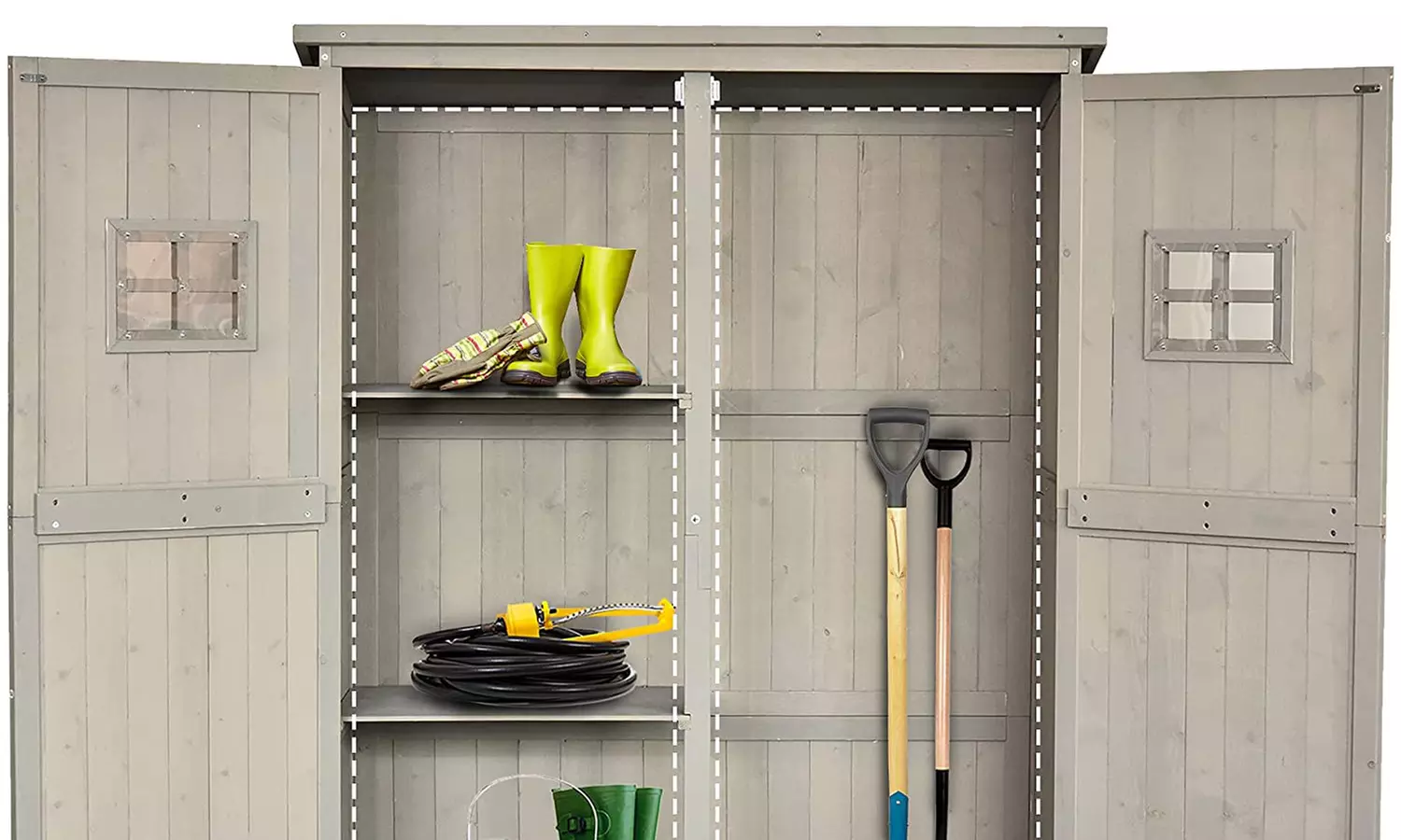 Outsunny Wooden Garden Shed