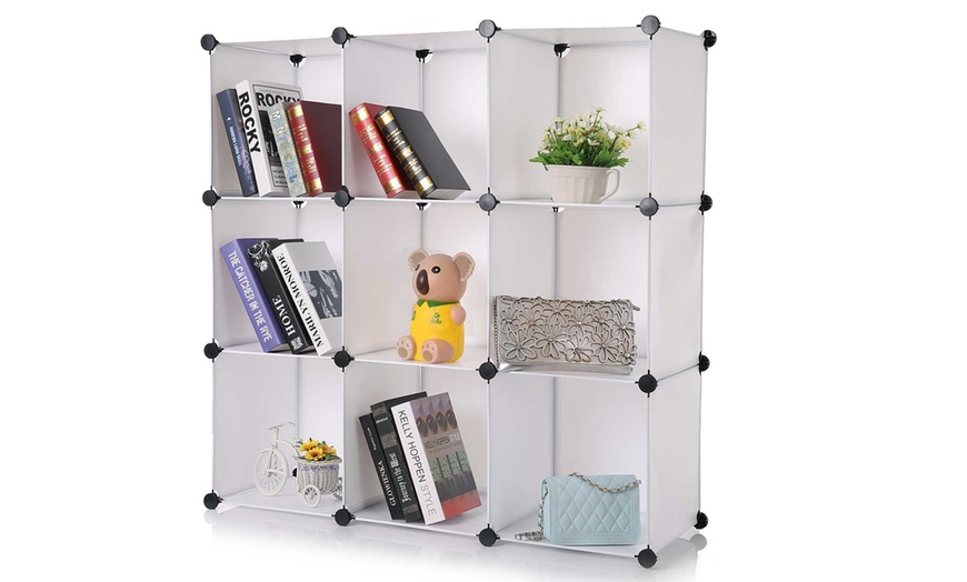 Image 3: Interlocking Storage Cube Units