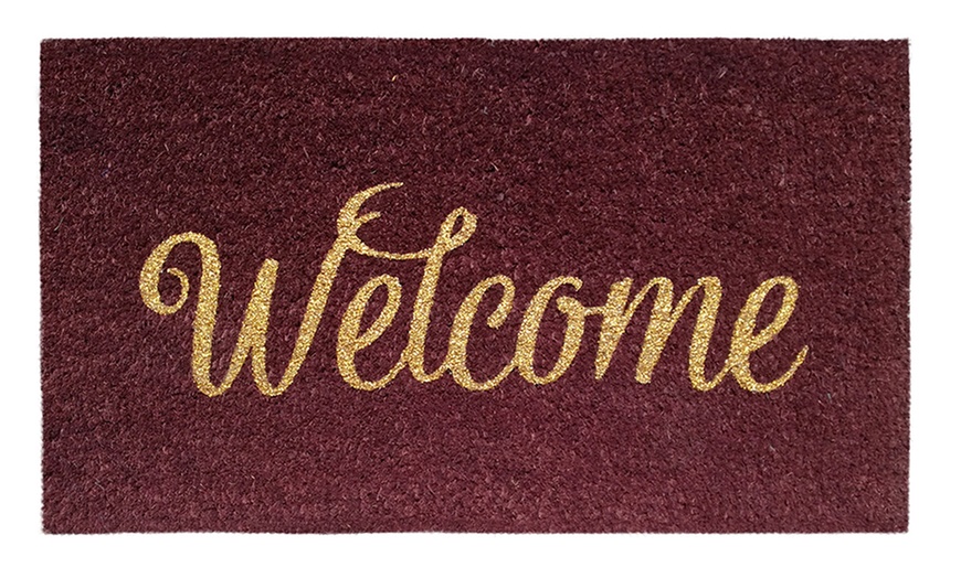 Image 107: Zerbino in cocco con retro antiscivolo