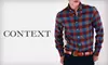 $50 for $100 Worth of Designer Men's Clothing at Context
