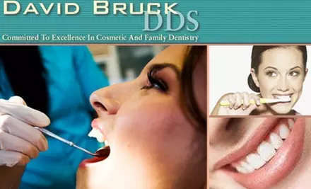 $55 for Exam, X-Rays, and Basic Dental Cleaning from David Bruck, DDS ($221 Value) - Primary Image