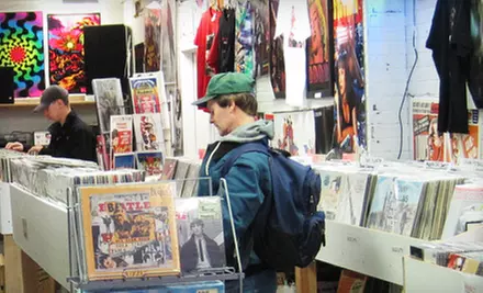 New and Used Vinyl Records, CDs, and Merchandise at BackTrack Records (Half Off). Two Options Available. - Primary Image