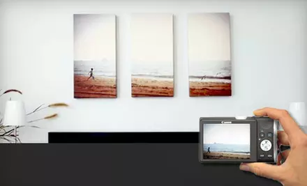 One 8"x10" or 16"x20" Single-Panel Wrapped Canvas Plus a $30 Credit from CanvasPop (Up to 61% Off) - Primary Image