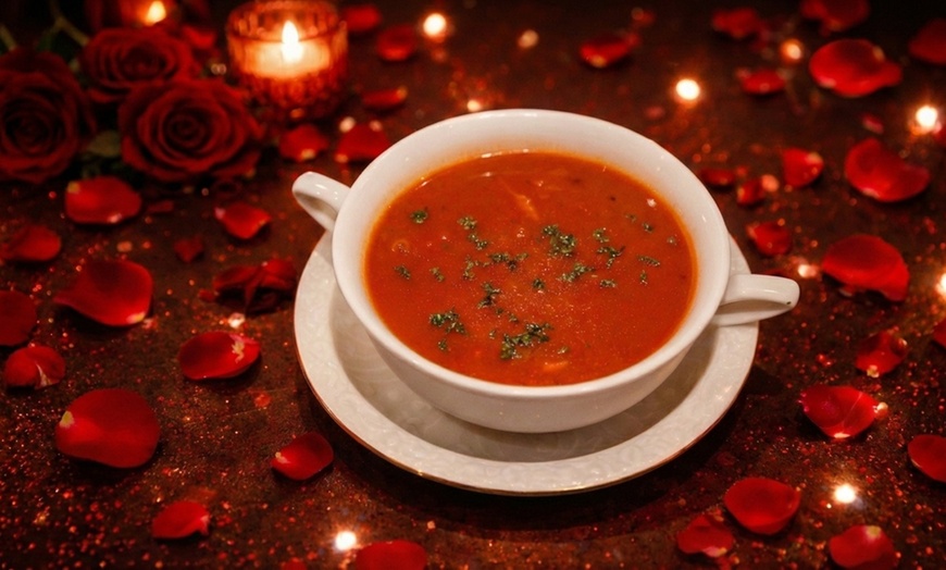 Image 5: Celebrate Love with an 5-Course Italian Dinner with Roses & Gifts