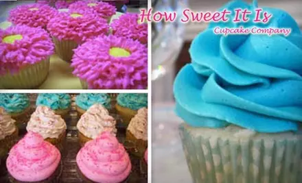 $12 for a Dozen Cupcakes from How Sweet It Is Cupcake Company - Primary Image