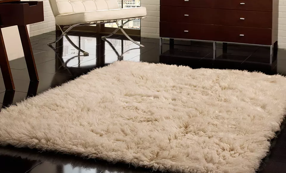 nuLOOM Natural Greek Flokati Rug. Multiple Sizes from $59.99–$404.99. Free Returns. - Primary Image