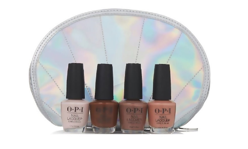 Image 2: Opi Malibu Collection Nail Polish Mini Gift Set or Gift Set with Bag