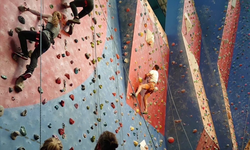 1 Hour Indoor Climbing Adventure Session for One, Two, Three, or Four