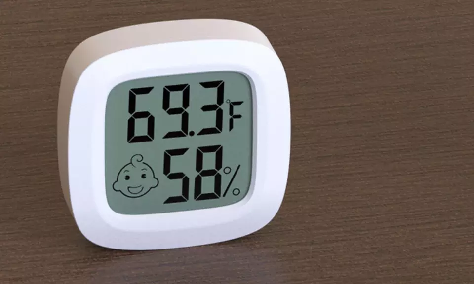 Indoor Thermometer Hygrometer Humidity Meter Temperature with LCD Display