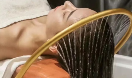 One 70-Min Deep Scalp Head Spa Treatment with Examination, Exfoliation, and Shoulder/Neck Massage - Health Spa
