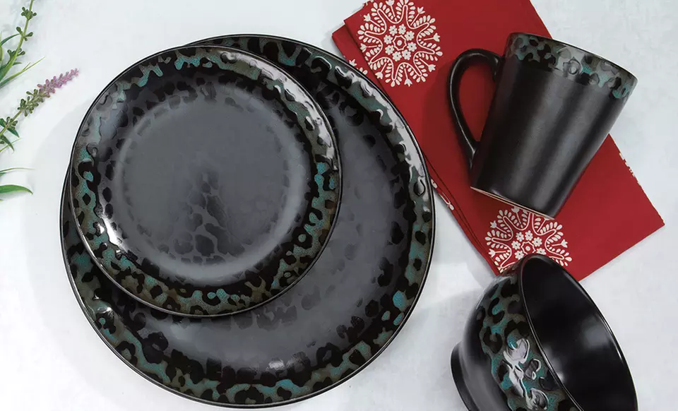 Cuisinart Jenna Collection 16-Piece Stoneware Dinnerware Set - Primary Image