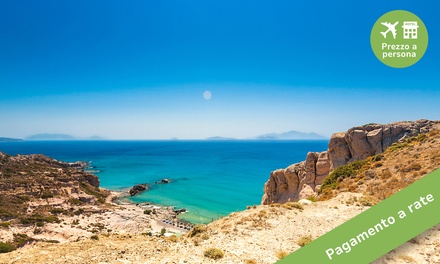Volo A-R con hotel, mezza pensione e assicurazione per 1 persona (1ª rata): Milano - ✈ Kos, Estate 2026: Volo diretto più 7 notti in hotel con mezza pensione - pagamento a rate