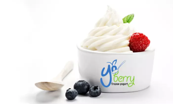 $11 for Four Groupons, Each Good for $5 Worth of Fro-Yo at YoBerry Frozen Yogurt ($20 Total Value)  - Primary Image