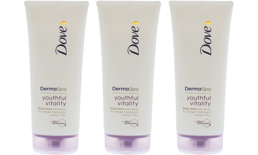 Image 3: Dove Body Lotion Three-Pack