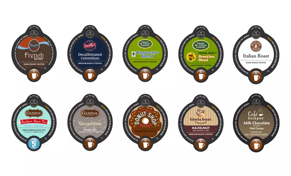 Keurig Vue V600 Brewing System Bundle with 58 Assorted V-Cups. Free Returns. Free Returns. - Second Medium