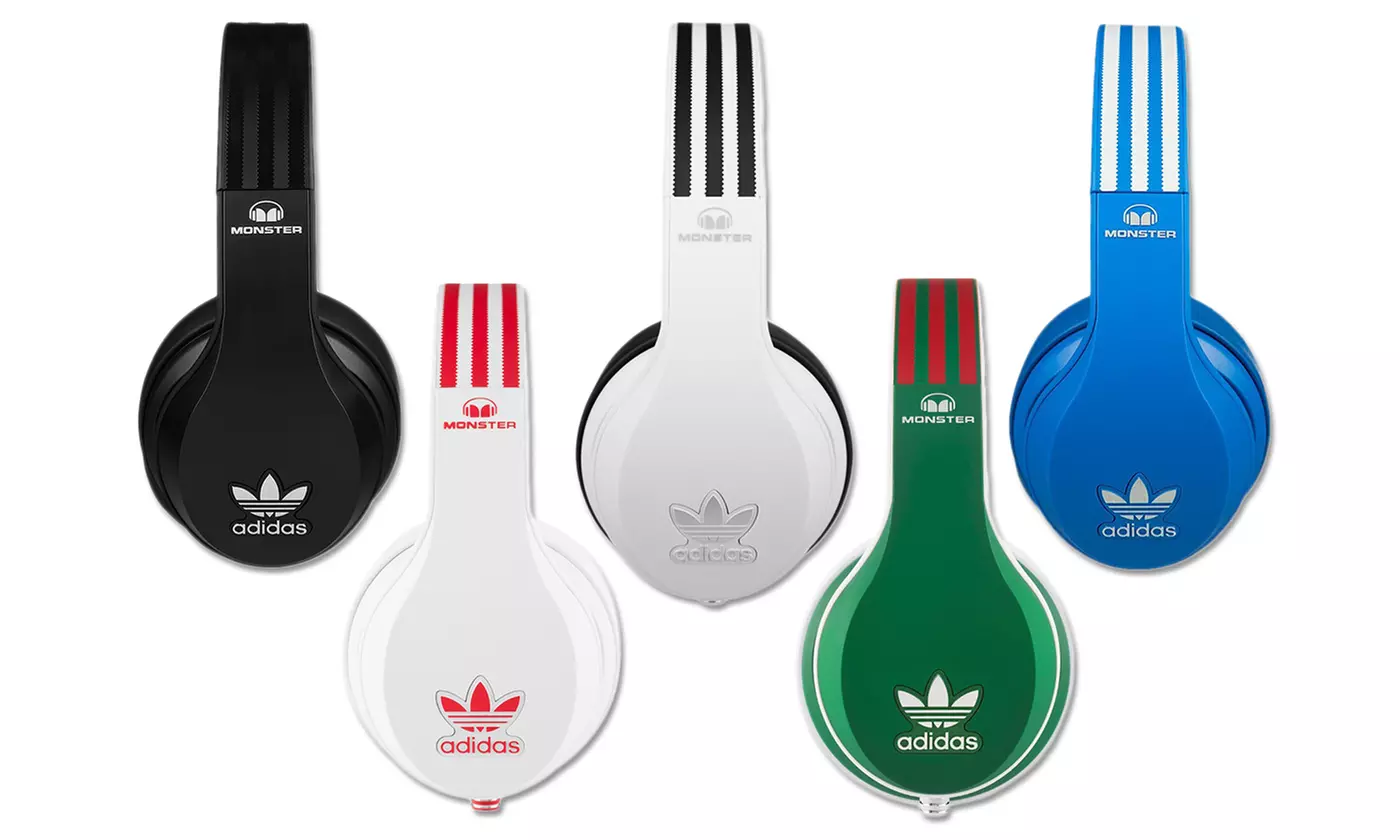 adidas Originals by Monster Flexible Over-Ear Headphones with Apple ControlTalk - Primary Image