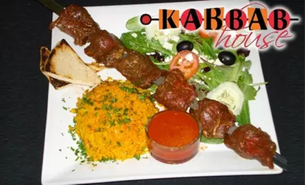 $9 for $20 Worth of Mediterranean Cuisine, Drinks, and Hookah at Kabbab House - Primary Image