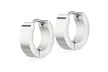 Stainless Steel Polished Hoop Earrings - Second Medium