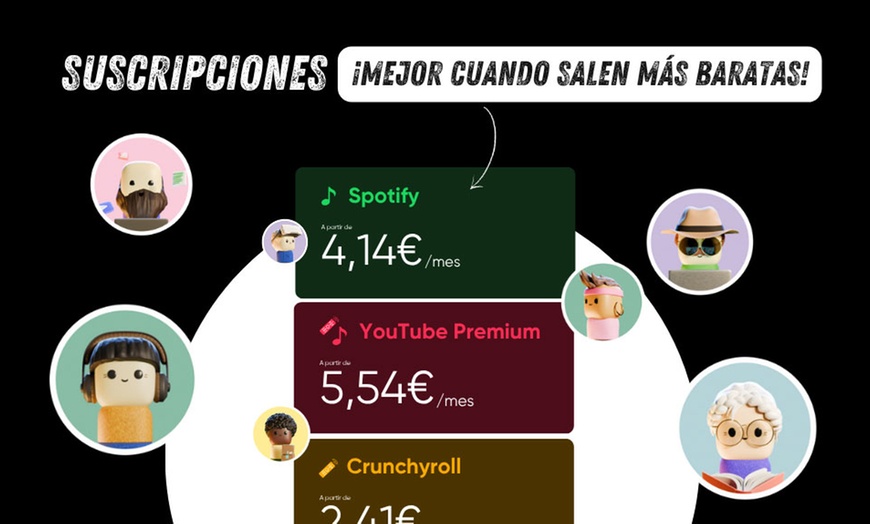 Image 1: 5 € para Spliiit: reduce gastos de Netflix, HBO Max, Prime y más