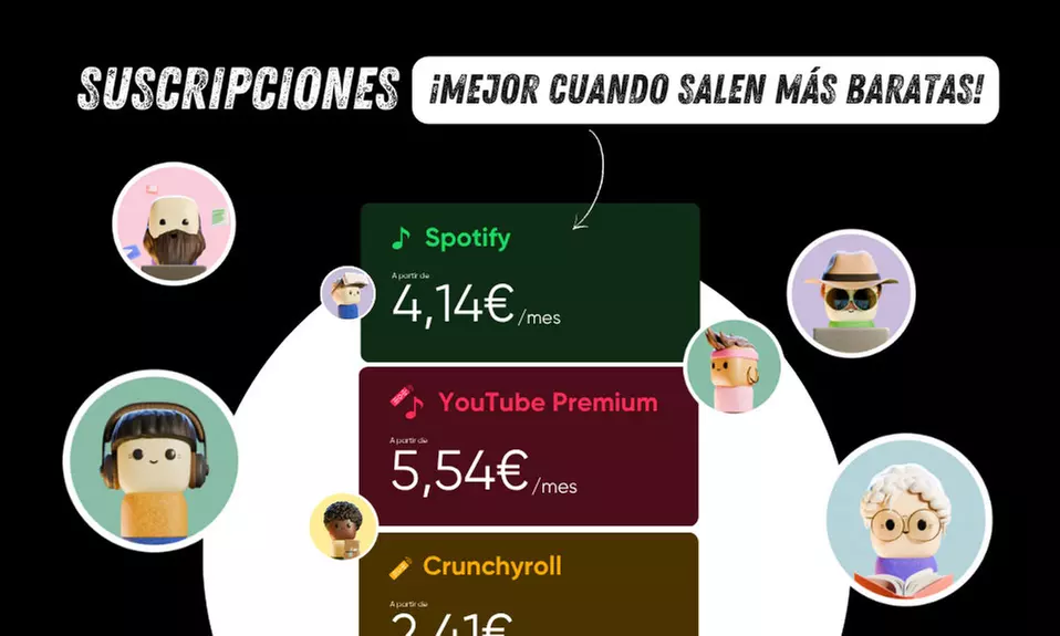 Paga 1 € y obtén 5 € de crédito en Spliiit: ahorra en tus suscripciones digitales a Netflix, HBO Max, Amazon Prime y más - Primary Image