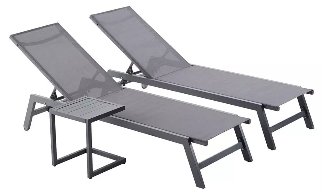 Lot de 2 transats Côté Lounge