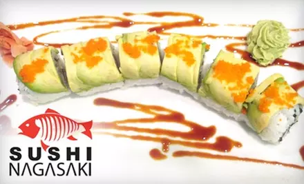 $7 for $15 Worth of Sushi, Thai Fare, and Drinks at Sushi Nagasaki - Primary Image