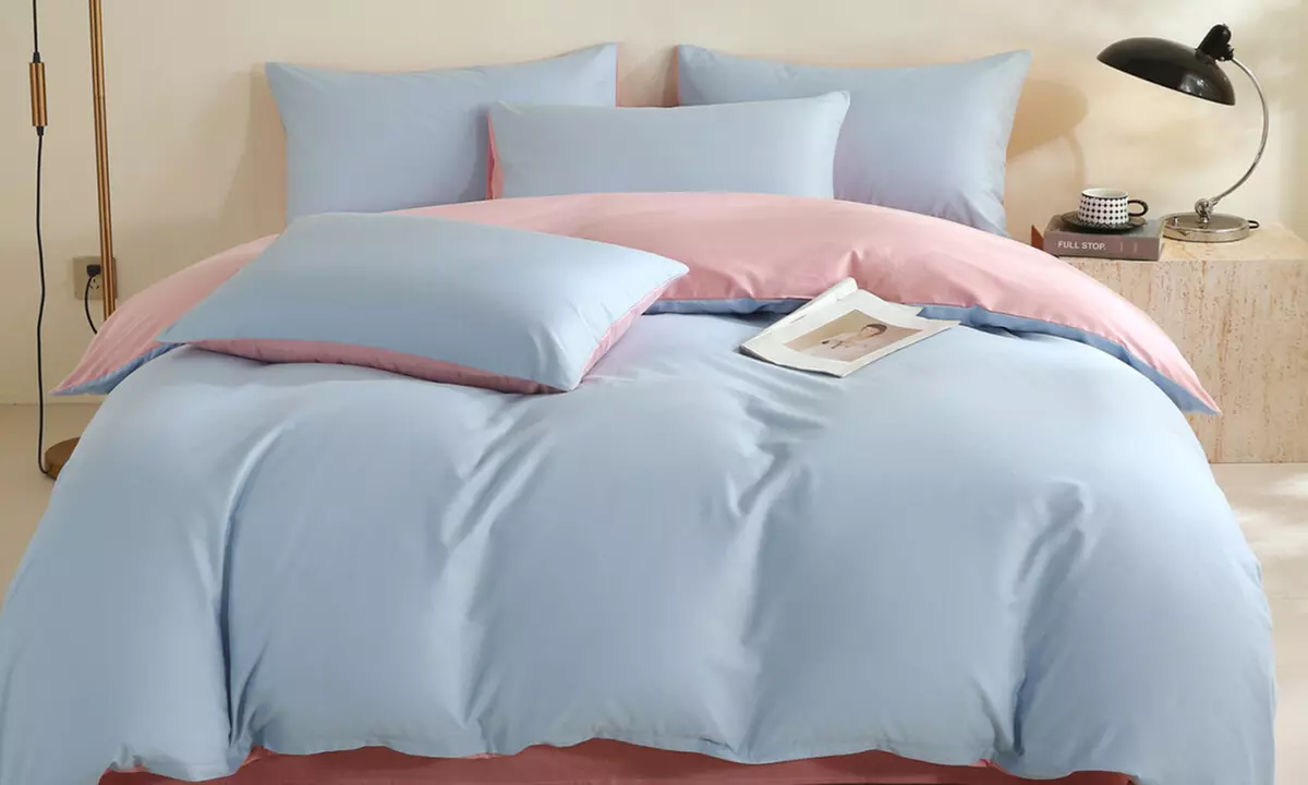 Reversible Pure Cotton Pillowcase Pair
