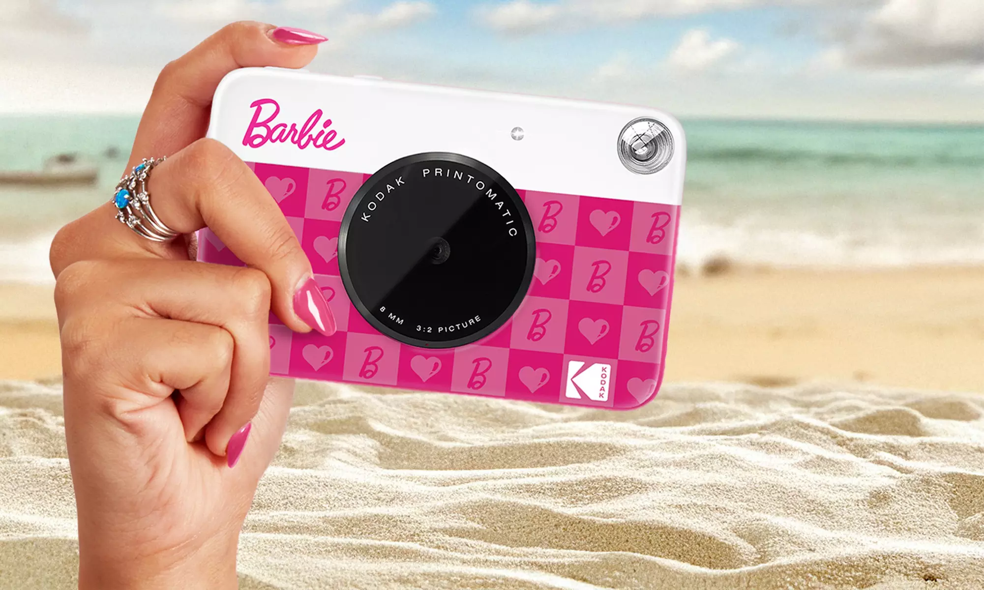 Barbie x Kodak Printomatic 2x3 Instant Print Camera, 5MP Portable Camera