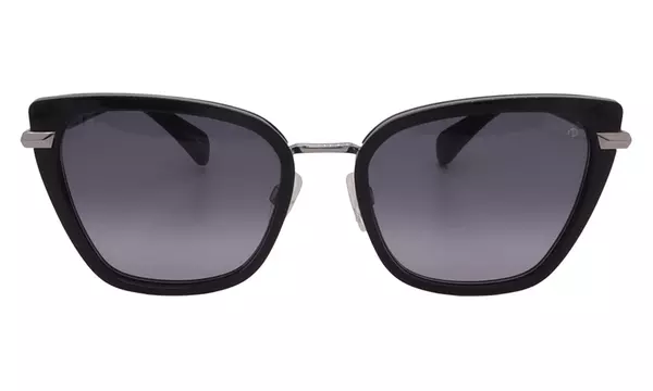 Rag & Bone RNB1057/G/S-807 Black Silver Sunglasses
