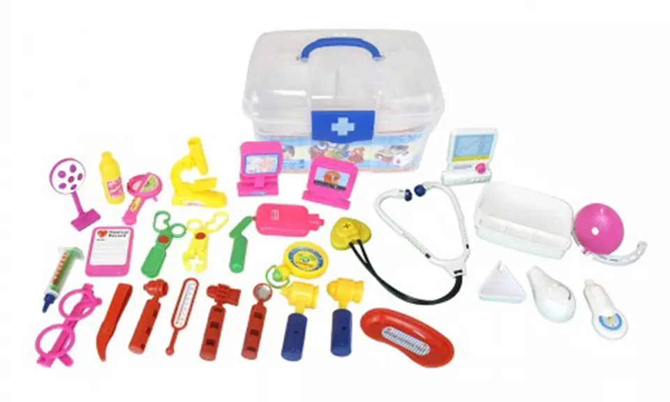 Portable Medical First Aid Play Kit for Kids - Primary Image