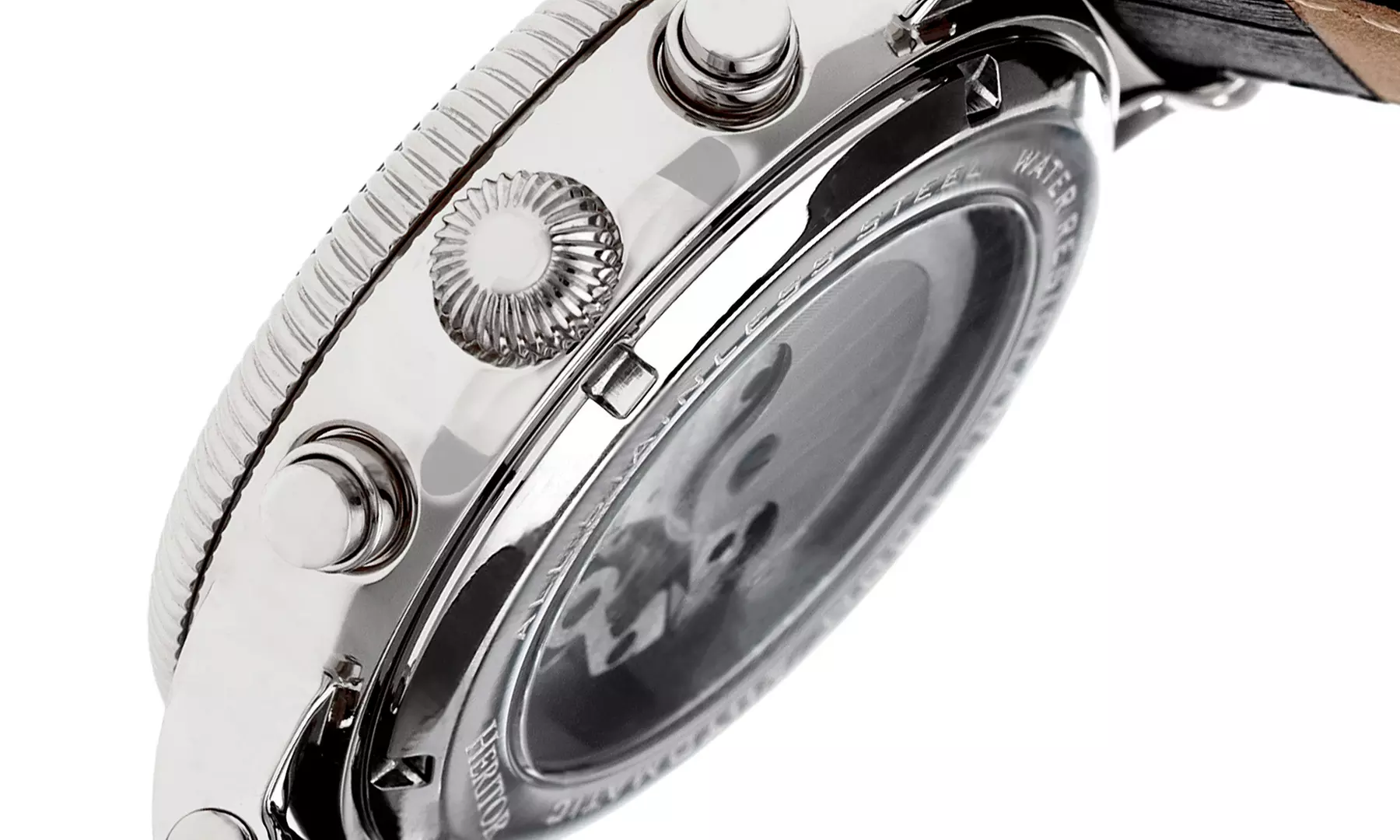 Heritor Automatic Leather Watch