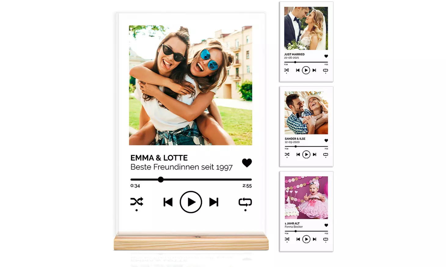 Gepersonaliseerde muziekplaat