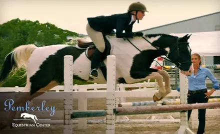 $59 for Three Private Riding Lessons with Pemberley Equestrian Center in Chesterfield ($170 Value) - Primary Image