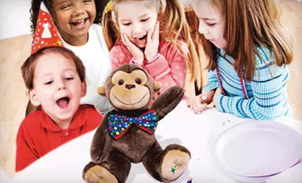 $89 for a Stuffed-Animal-Workshop Party for Five Kids from Noah's Ark Animal Workshop ($200 Value) - Primary Image