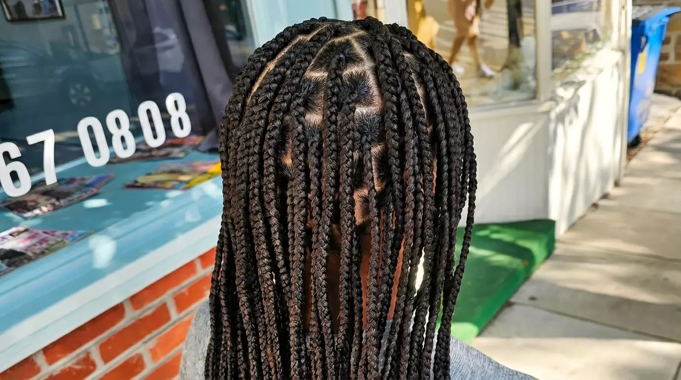 Flawless Knotless Braids: Small, Medium or Large Styles