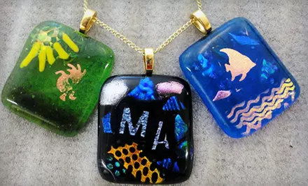 $15 for a Glass-Pendant-Making Class at Bella Glass Studios, Inc. ($30 Value) - Primary Image