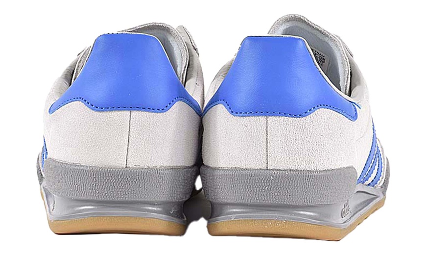Image 7: Adidas Jeans Trainers, Iconic 80s Design in Grey & Blue
