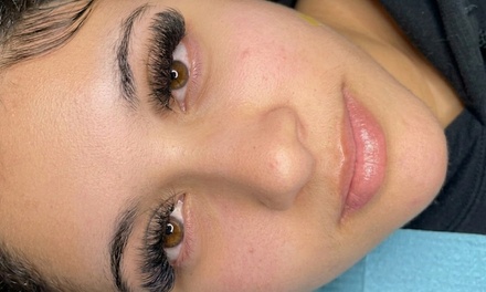 Full Set of Eyelash Extensions with 3D or 6D Volumes (Single Session) - The Melanin Doctor